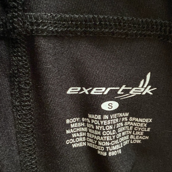 Exertek Workout Exercise Leggings Mesh Pattern - Picture 11 of 11